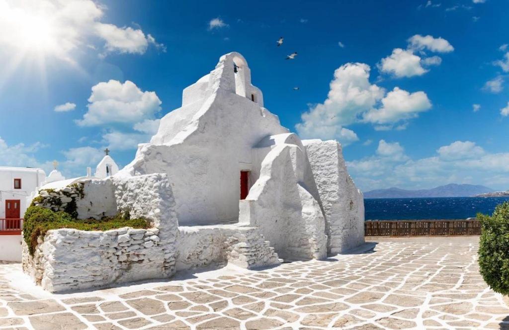 Budget Downtown Apartment- Harma I Mykonos Town ภายนอก รูปภาพ